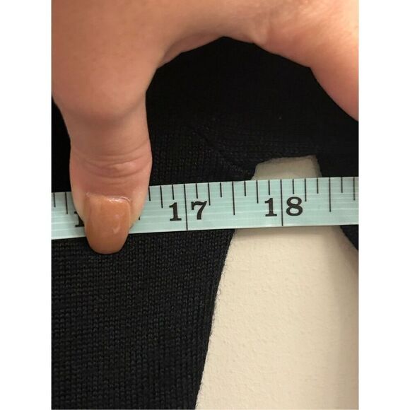 Tahari ASL sweater dress size L runs like M preppy, minimalist, regency - Picture 5 of 8